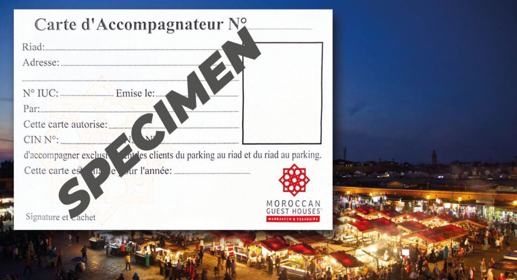 Carte d’accompagnement